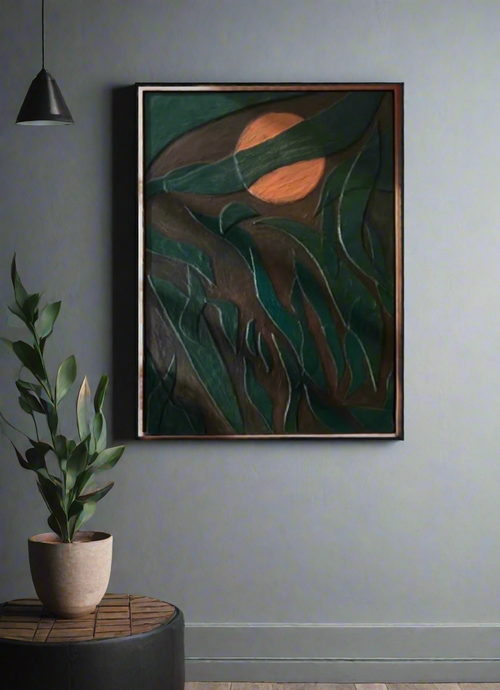 Echoes of Tropical Tranquility (37 W x 25 H)