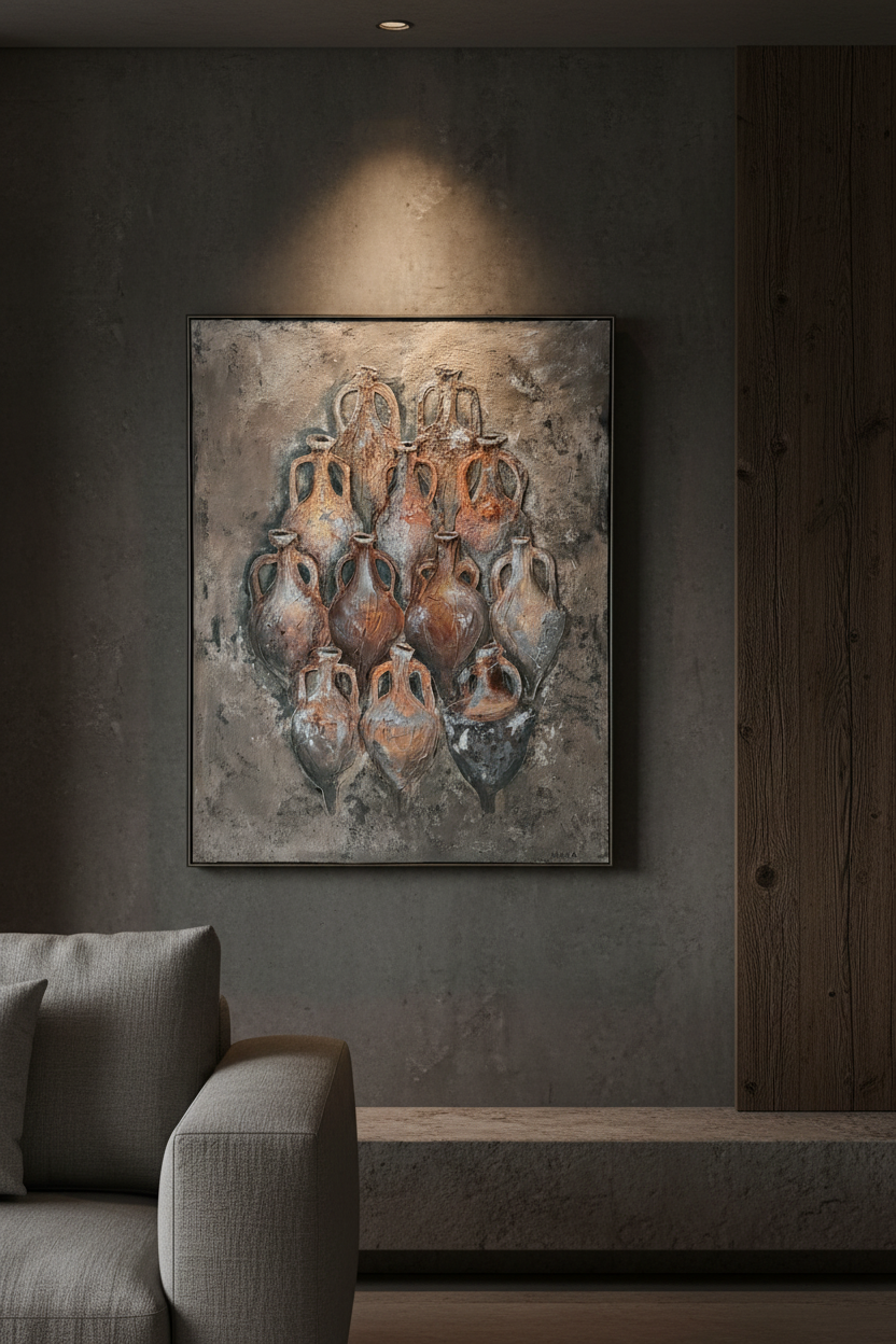Relics of the Sea (30 W x 39 H)