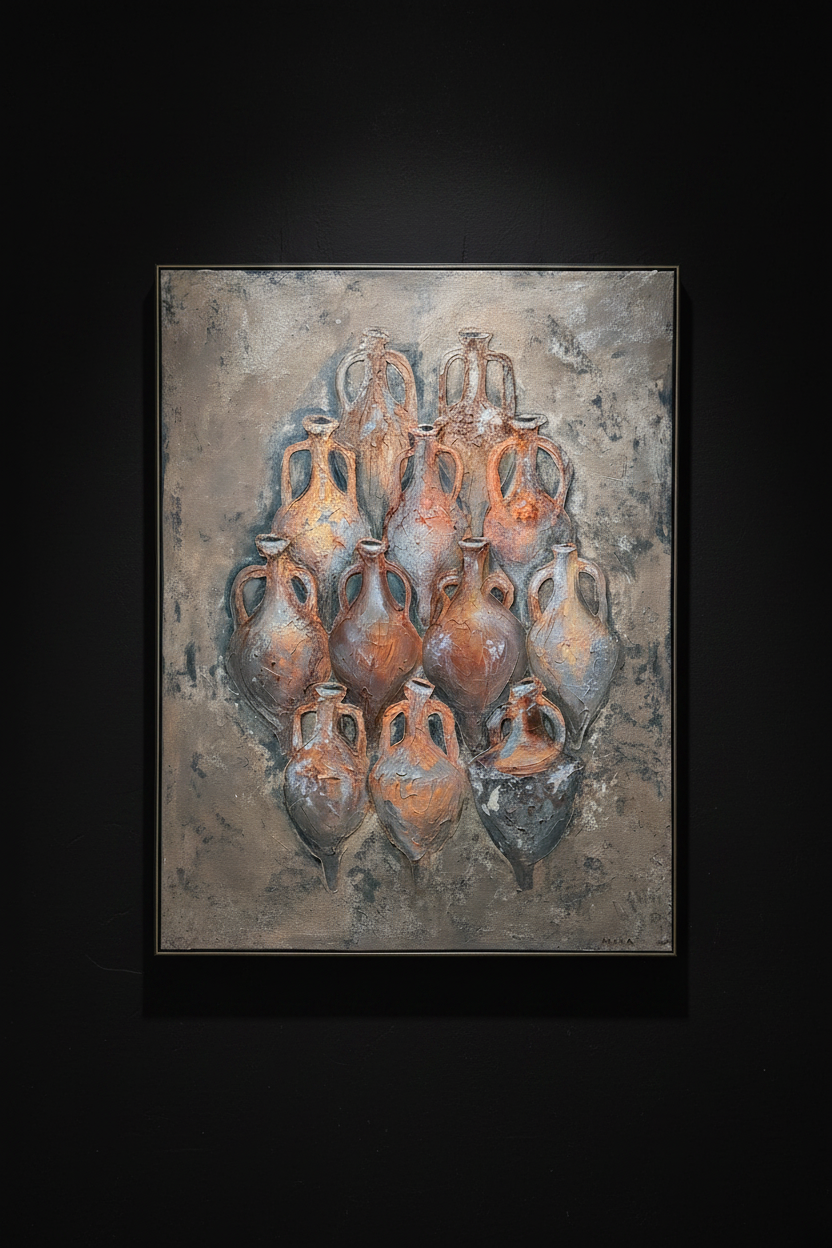 Relics of the Sea (30 W x 39 H)