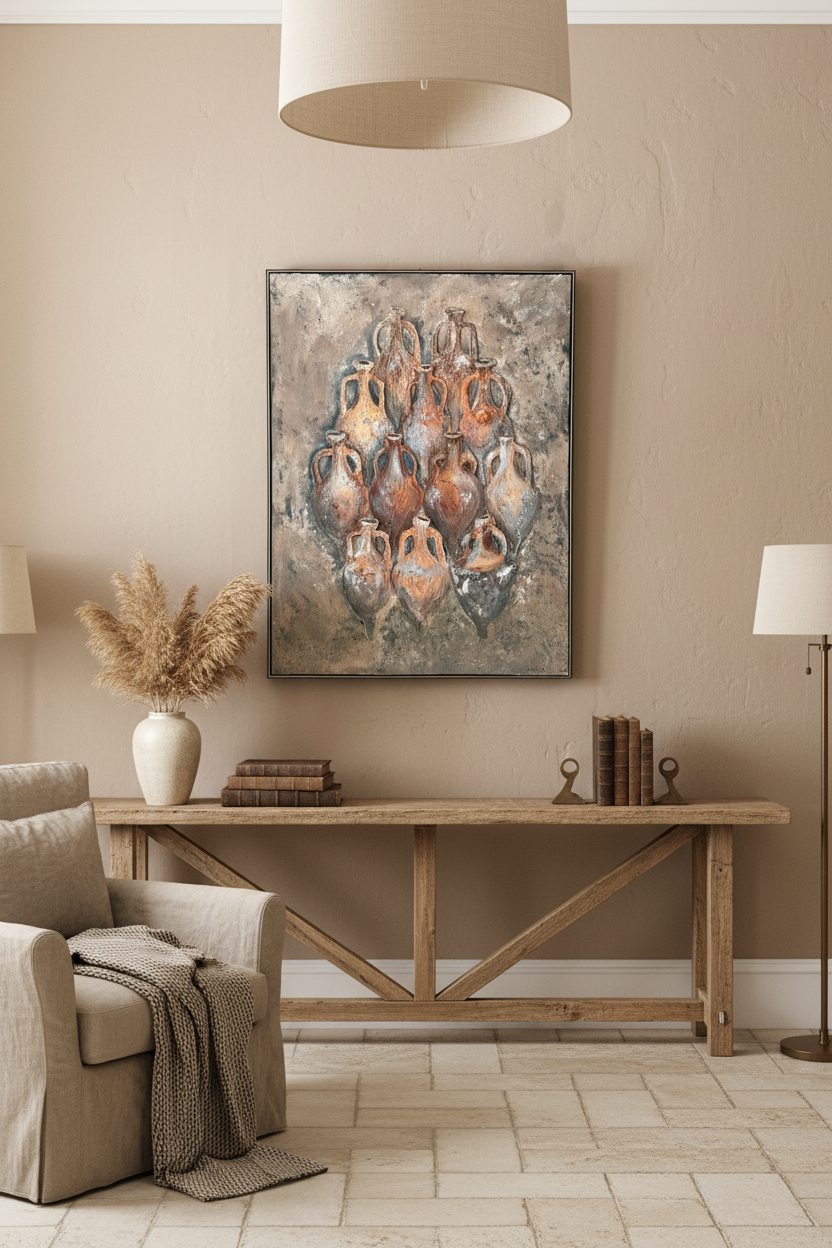 Relics of the Sea (30 W x 39 H)
