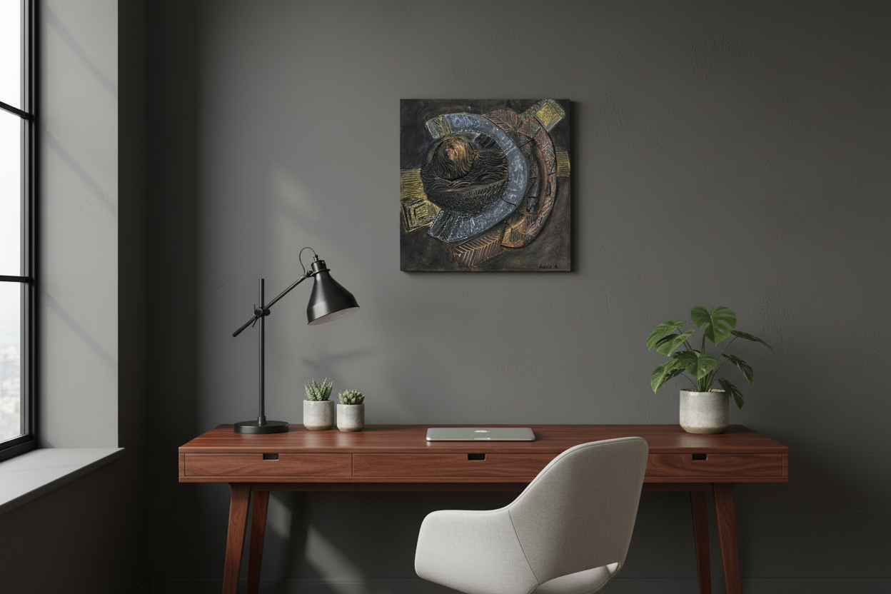 Reflections of Time and Form (12 W x 12 H) 1/2