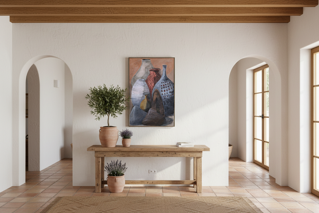 Essence of the Handmade, Diptych 1/2 (24 W x 35 H)