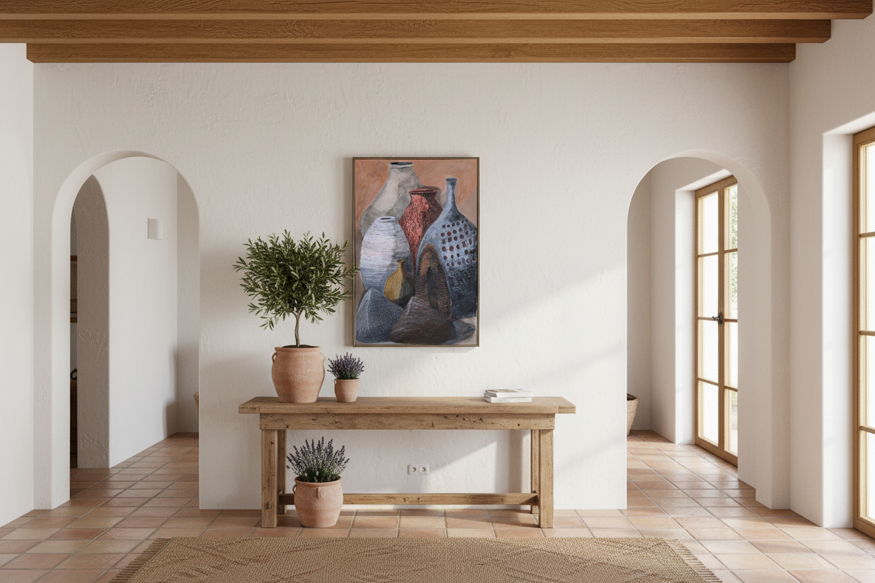 Essence of the Handmade, Diptych 1/2 (24 W x 35 H)