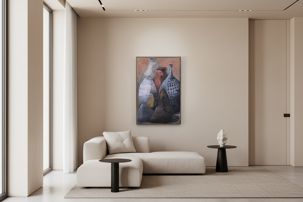 Essence of the Handmade, Diptych 1/2 (24 W x 35 H)