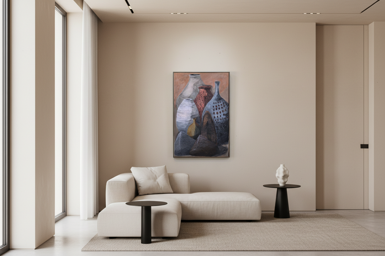 Essence of the Handmade, Diptych 1/2 (24 W x 35 H)