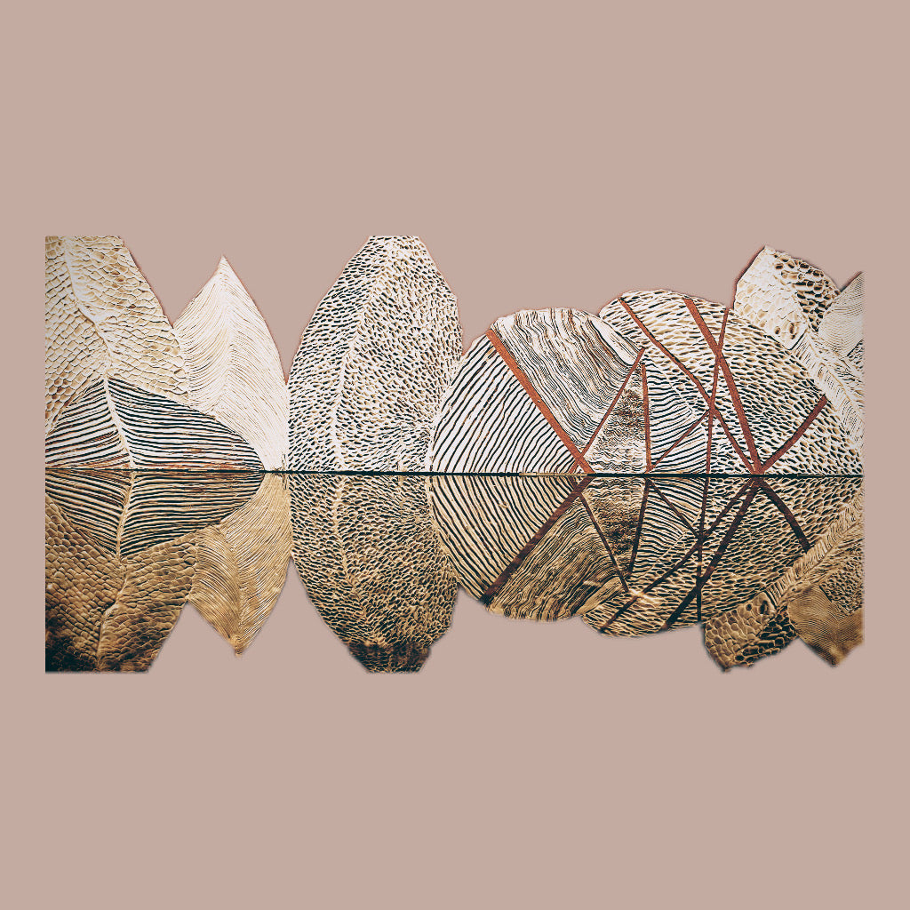 Elemental Carvings, #2 ( 40 W x 9.5 H )