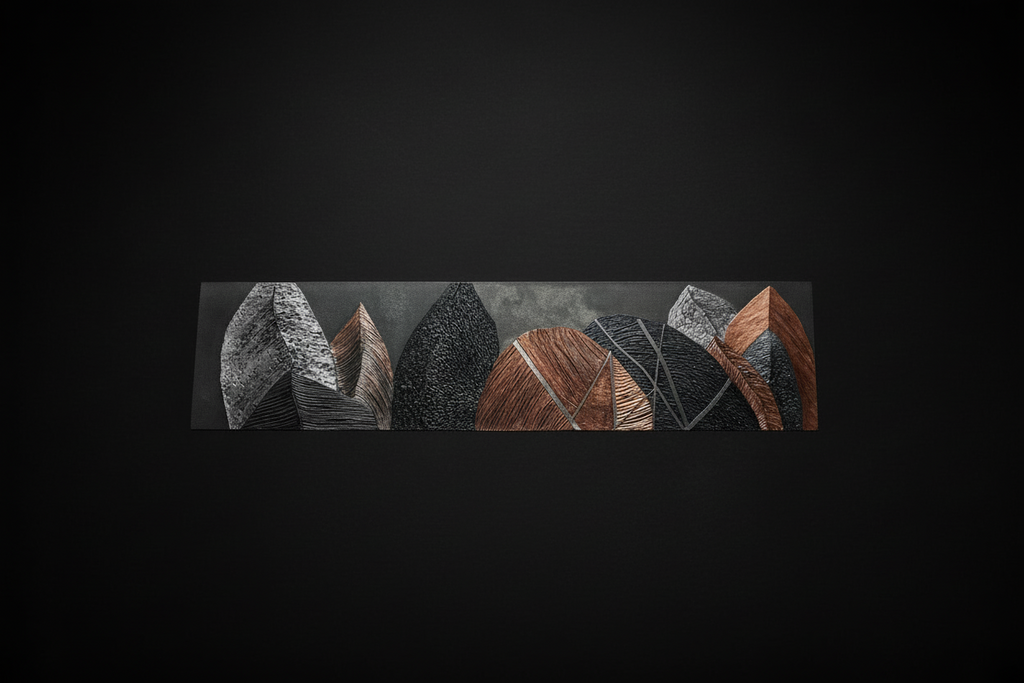 Elemental Carvings, #2 ( 40 W x 9.5 H )