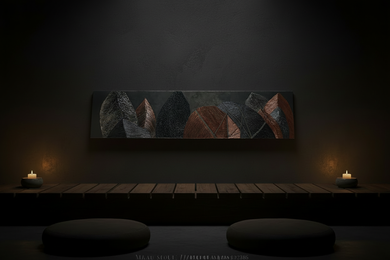 Elemental Carvings, #2 ( 40 W x 9.5 H )