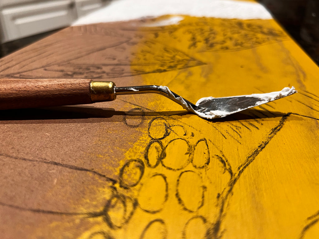 Elemental Carvings, #1 (40 W x 9.5 H)