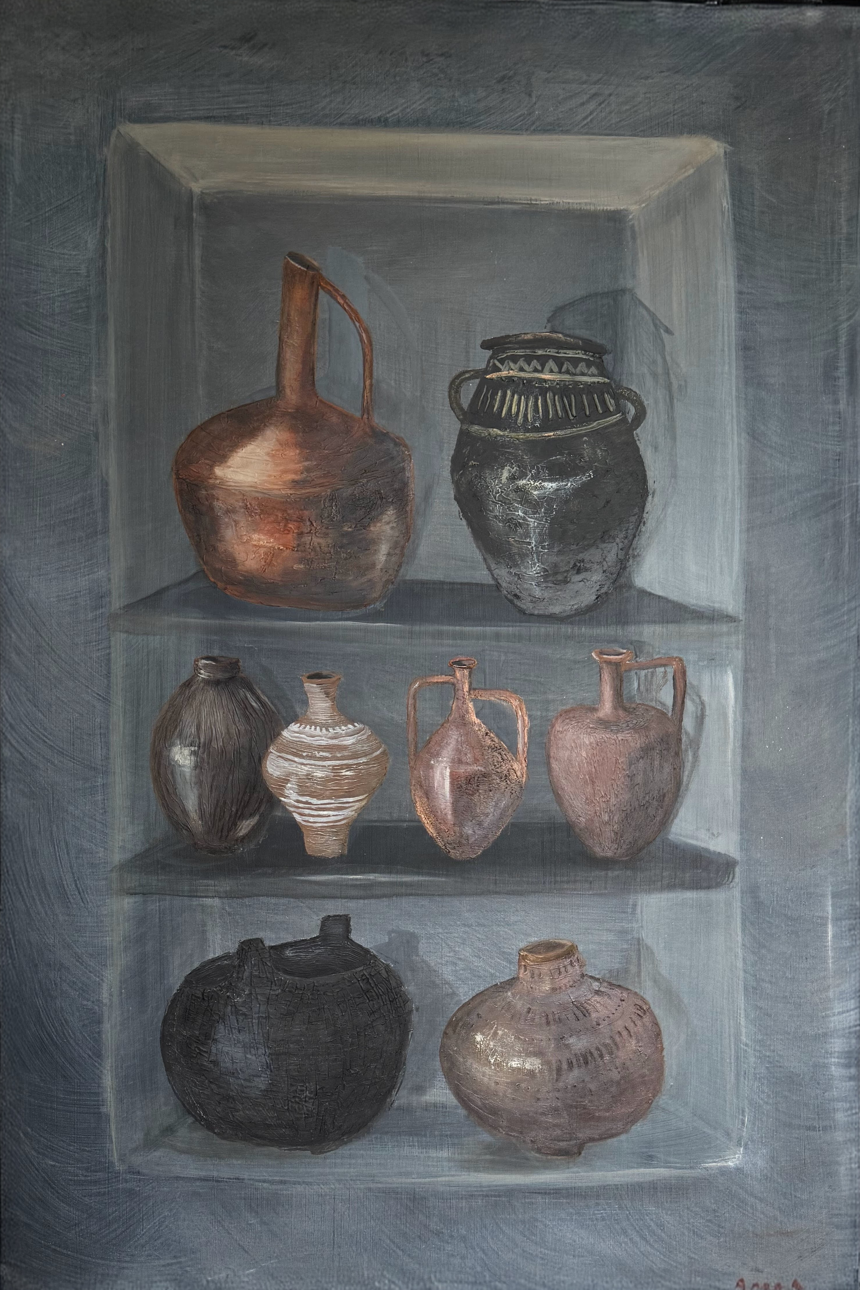 Reverence for Clay (24 W x 35.5 H)