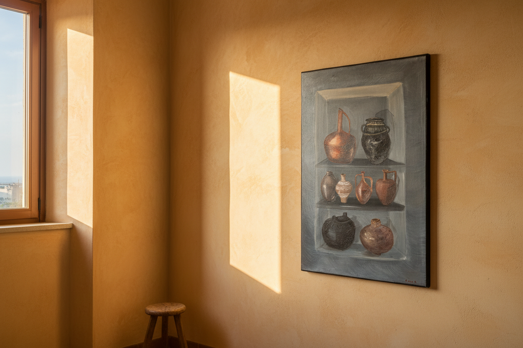 Reverence for Clay (24 W x 35.5 H)