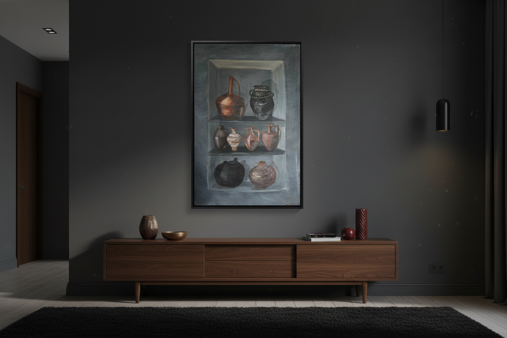 Reverence for Clay (24 W x 35.5 H)