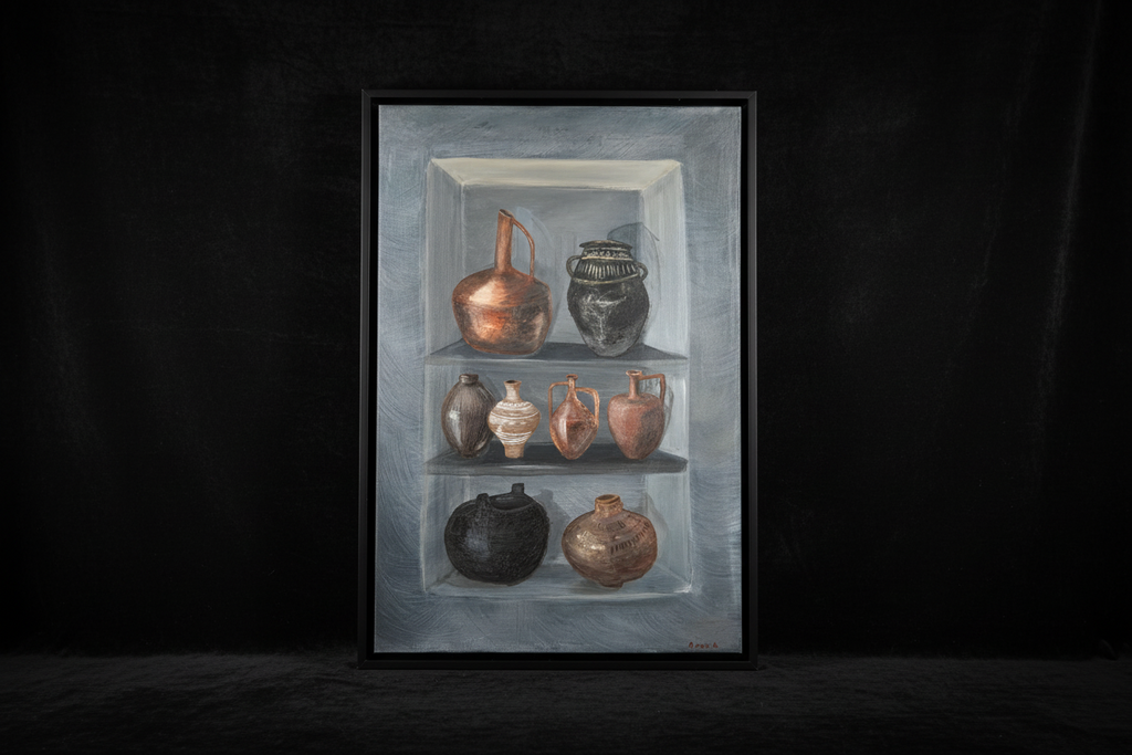 Reverence for Clay (24 W x 35.5 H)