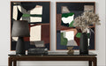 Embracing the Dance of Light and Shadow (24 W x 30 H), Diptych