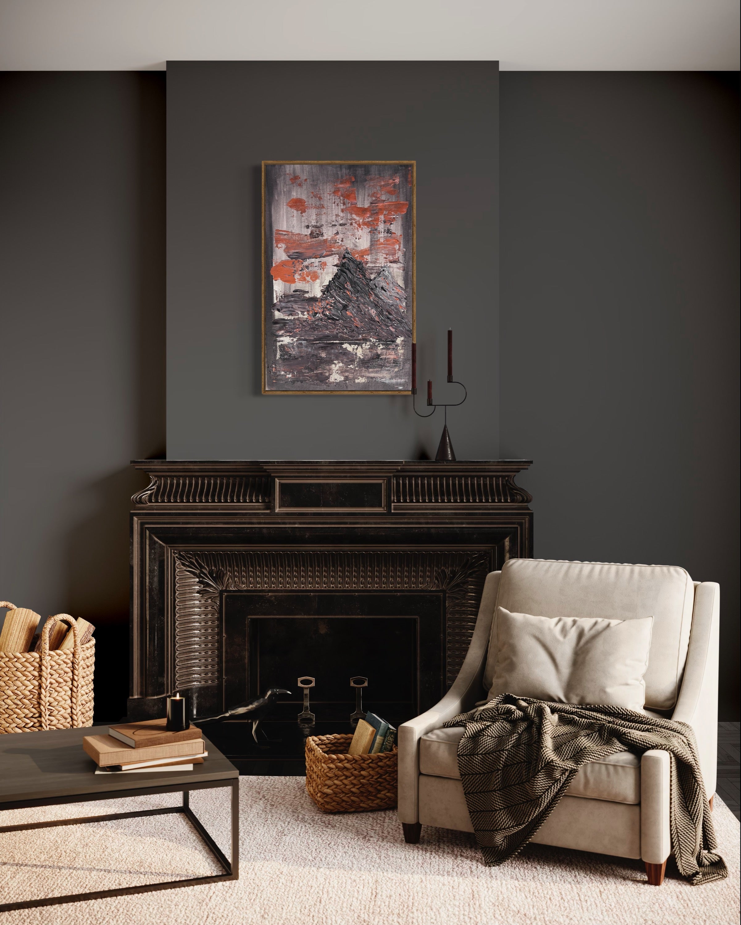 Shadowed Peaks (11 W x 14.5 H)