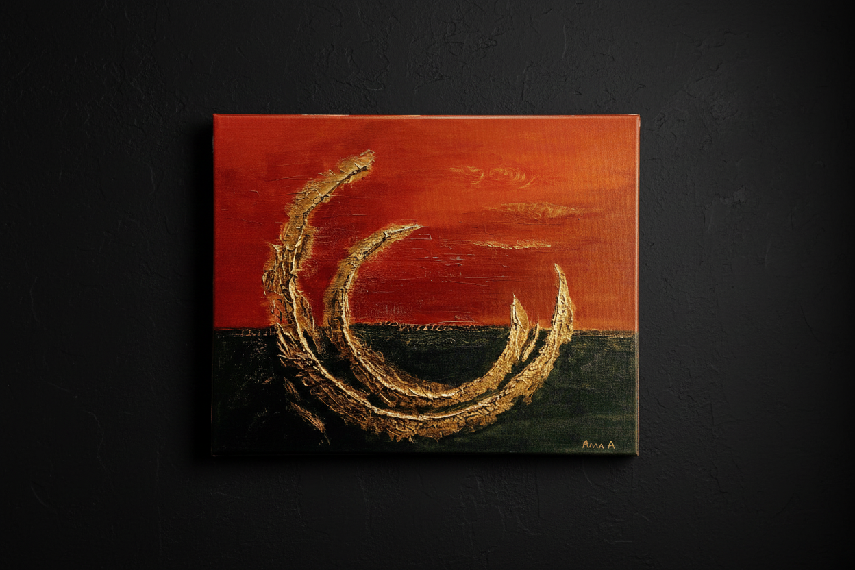 The Twin Eclipse (20 W x 12 H)