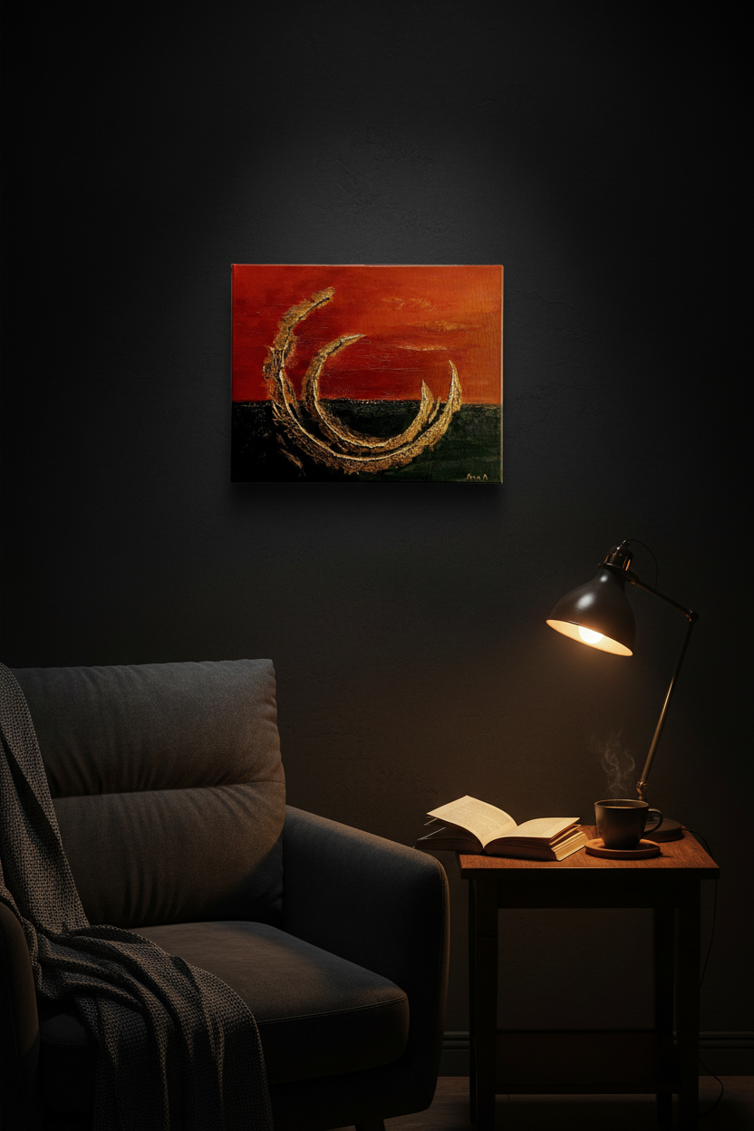 The Twin Eclipse (20 W x 12 H)