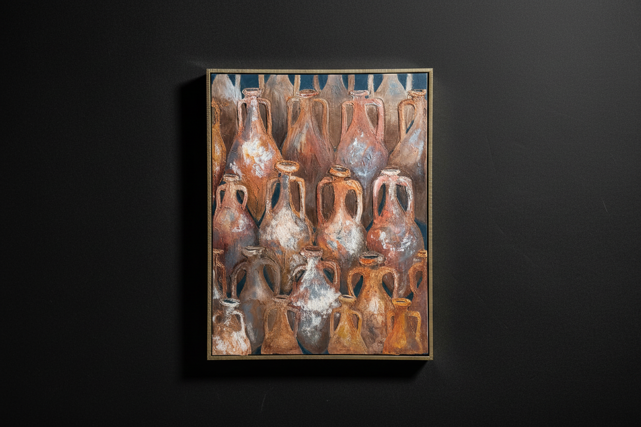 Vessels of Passage (21 W x 26.5 H in)